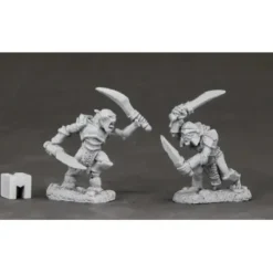 Tabletop Miniatures>Reaper Miniatures Armored Goblin Swordsmen #03851 Dark Heaven Unpainted Metal - Your Source for Gaming Essentials