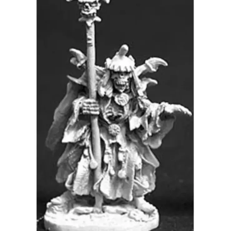 Tabletop Miniatures>Reaper Miniatures Aserlis Liche Lord #02269 Dark Heaven Legends Unpainted Metal - Your Source for Gaming Essentials