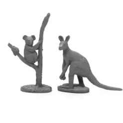 Reaper Miniatures Australian Wildlife Brushfire Relief Miniatures #1649 Unpainted Metal - Your Source for Gaming Essentials* Tabletop Miniatures