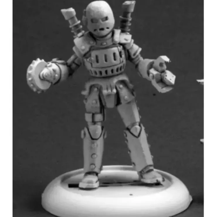 Tabletop Miniatures>Reaper Miniatures Automatons (2) #59015 Savage Worlds Unpainted RPG Mini Figure - Your Source for Gaming Essentials