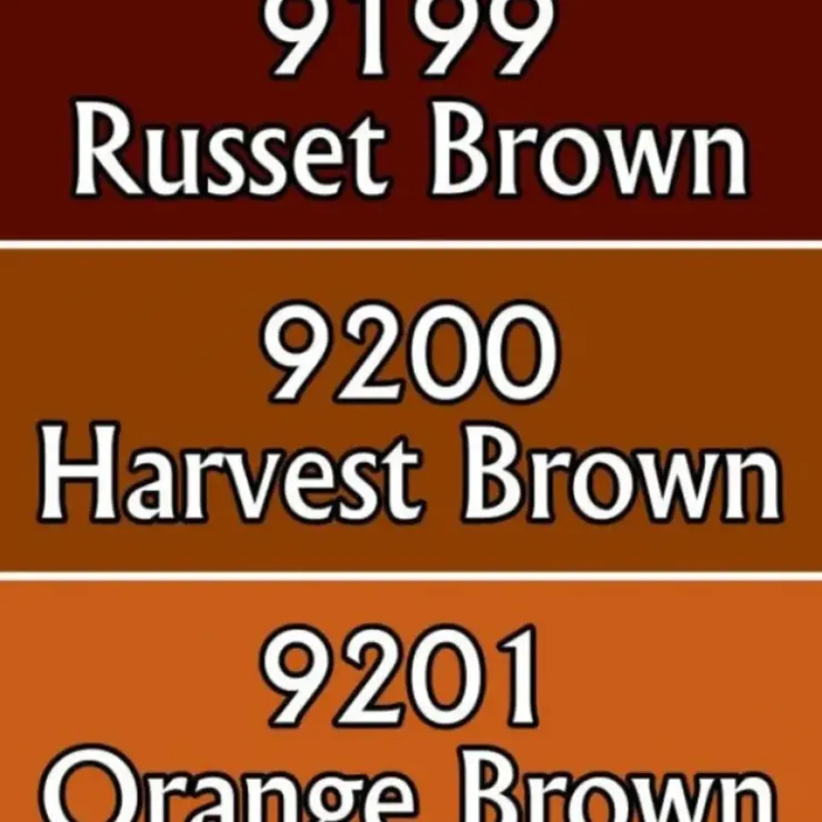 Tabletop Miniatures>Reaper Miniatures Autumn Browns #09767 Master Series Triads 3 Pack .5oz Paint - Your Source for Gaming Essentials