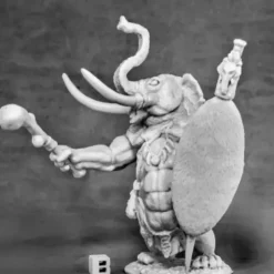 Tabletop Miniatures>Reaper Miniatures Avatar of Strength (Elephant) #77588 Bones Unpainted Figure - Your Source for Gaming Essentials