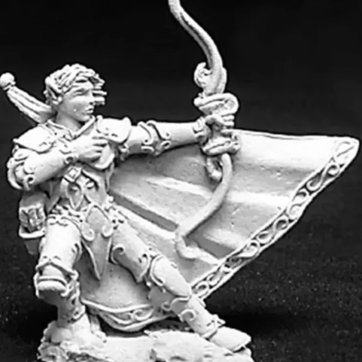 Tabletop Miniatures>Reaper Miniatures Baerwyn, Elf Archer 02735 Dark Heaven Legends Unpainted Metal - Your Source for Gaming Essentials