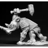 Tabletop Miniatures>Reaper Miniatures Barak, Rhino Man #03020 Dark Heaven Legends Unpainted Metal - Your Source for Gaming Essentials