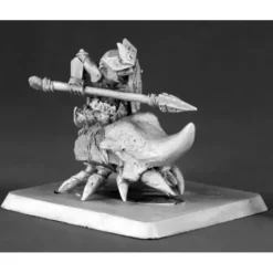 Tabletop Miniatures>Reaper Miniatures Bata, Beetle Rider Captain #14568 Bloodstone Gnomes Unpainted - Your Source for Gaming Essentials