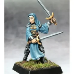 Tabletop Miniatures>Reaper Miniatures Battle Nun, Crusader Adept #14672 Warlord RPG Unpainted Figure - Your Source for Gaming Essentials