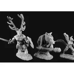 Tabletop Miniatures>Reaper Miniatures Beastmen Of the Wyld #02900 Dark Heaven Unpainted Metal - Your Source for Gaming Essentials