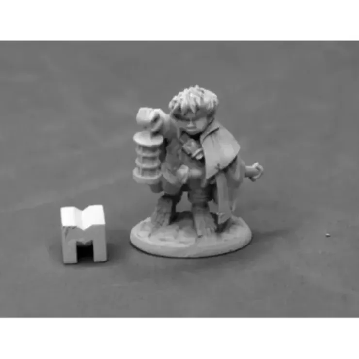 Tabletop Miniatures>Reaper Miniatures Bergamot, Halfling Rogue #03917 Dark Heaven Unpainted Metal - Your Source for Gaming Essentials