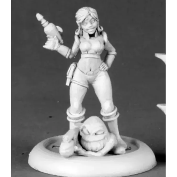 Tabletop Miniatures>Reaper Miniatures Betty, Space Heroine #50150 Chronoscope D&D RPG Mini Figure - Your Source for Gaming Essentials