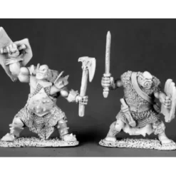 Tabletop Miniatures>Reaper Miniatures Black Orc Warriors (2 Pcs) #03489 Dark Heaven Unpainted Metal - Your Source for Gaming Essentials