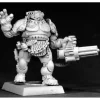 Tabletop Miniatures>Reaper Miniatures Blackstar Privateer W/Chain Gun #50077 Chronoscope Mini Figure - Your Source for Gaming Essentials