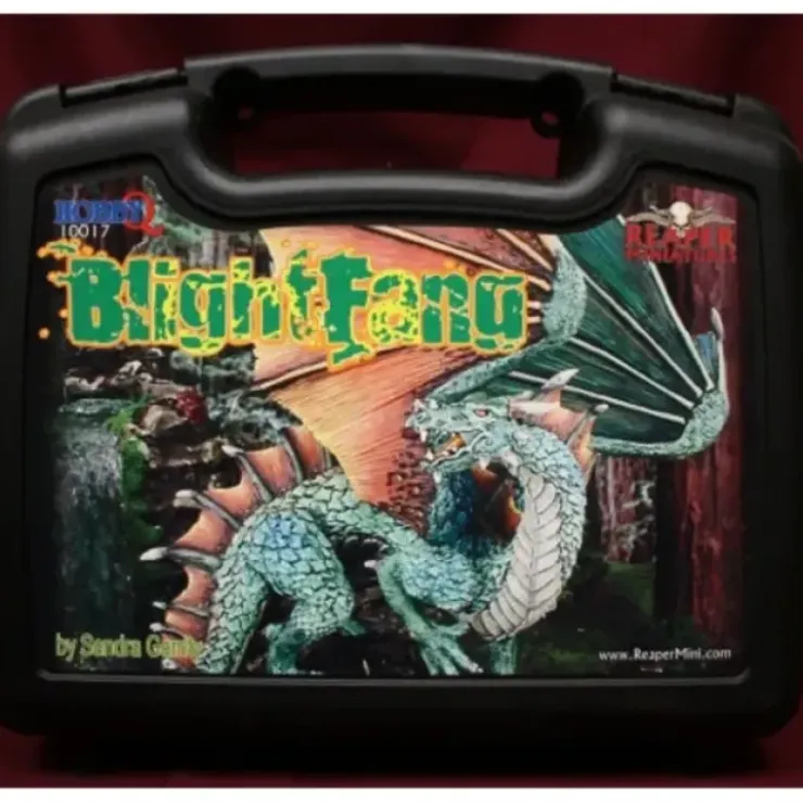 Tabletop Miniatures>Reaper Miniatures Blight Fang, Green Dragon #10017 Boxed Sets Unpainted Metal - Your Source for Gaming Essentials
