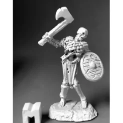 Tabletop Miniatures>Reaper Miniatures Bog Skeleton (Axe & Shield) #03901 DHL Unpainted Metal Figure - Your Source for Gaming Essentials