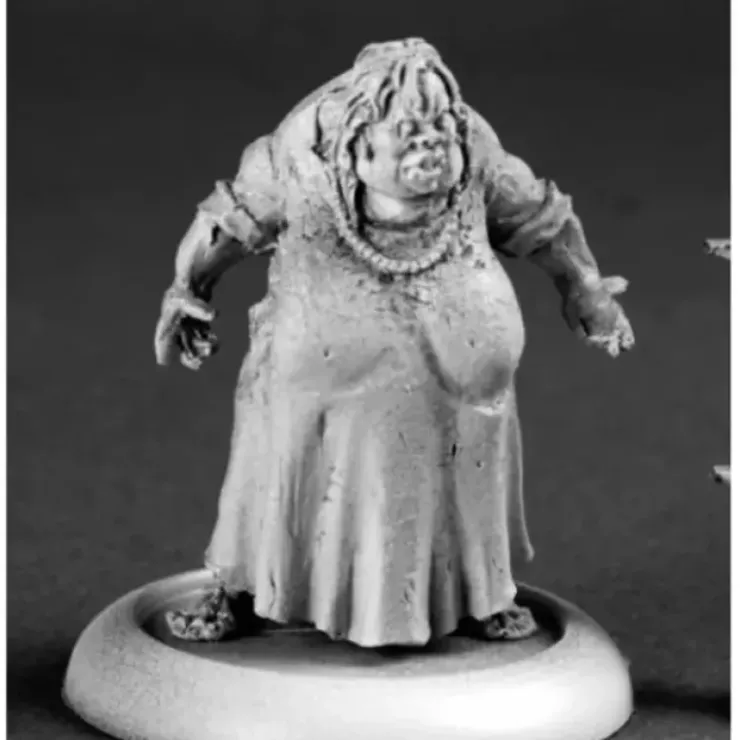 Tabletop Miniatures>Reaper Miniatures Bonnie, Muumuu Zombie #50293 Chronoscope D&D RPG Mini Figure - Your Source for Gaming Essentials