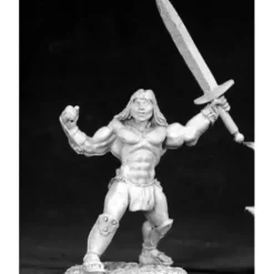 Tabletop Miniatures>Reaper Miniatures Brand, Male Barbarian #02529 Dark Heaven Unpainted Metal - Your Source for Gaming Essentials