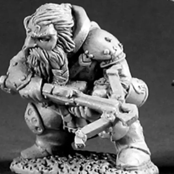 Tabletop Miniatures>Reaper Miniatures Brock Battlebow Dwarf Ranger 03371 Dark Heaven Unpainted Mini - Your Source for Gaming Essentials