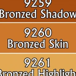 Tabletop Miniatures>Reaper Miniatures Bronzed Skin Triad #09787 Master Series Triads 3 Pk .5oz Paint - Your Source for Gaming Essentials