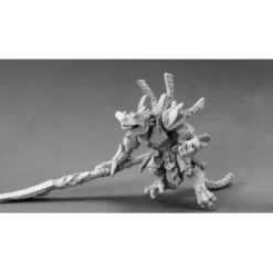 Tabletop Miniatures>Reaper Miniatures Brood Dragon Rider #14549 Reptus Unpainted RPG D&D Mini Figure - Your Source for Gaming Essentials