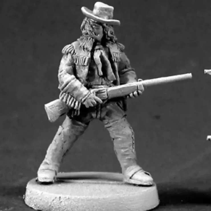 Tabletop Miniatures>Reaper Miniatures Buffalo Bill Cody #50021 Chronoscope Unpainted RPG D&D Figure - Your Source for Gaming Essentials