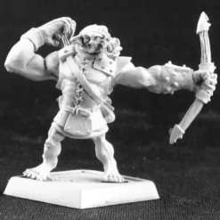 Tabletop Miniatures>Reaper Miniatures Bull Orc Archer #14424 Reven Unpainted RPG D&D Mini Figure - Your Source for Gaming Essentials