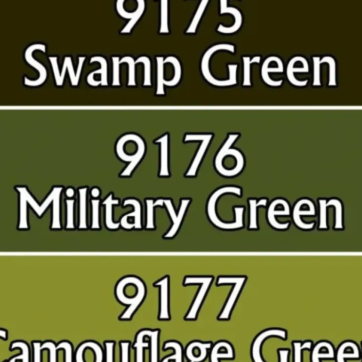 Tabletop Miniatures>Reaper Miniatures Camoflage Green #09759 Master Series Triads 3 Pack .5oz Paint - Your Source for Gaming Essentials