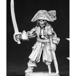 Tabletop Miniatures>Reaper Miniatures Captain Razig 02437 Dark Heaven Legends Unpainted Metal Figure - Your Source for Gaming Essentials
