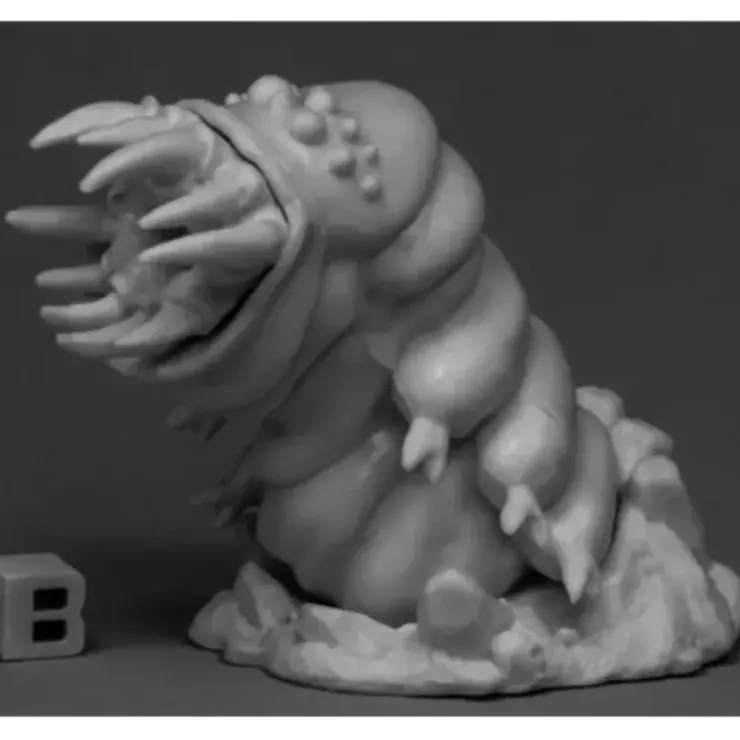 Tabletop Miniatures>Reaper Miniatures Carrion Worm 77541 Bones Unpainted RPG D&D Figure - Your Source for Gaming Essentials