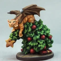 Tabletop Miniatures>Reaper Miniatures Cat Dragon in Tree (2019) #01640 Unpainted Bones USA Plastic Mini - Your Source for Gaming Essentials