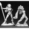 Tabletop Miniatures>Reaper Miniatures Cave Girls (2 Pieces) #03303 Dark Heaven Unpainted Metal - Your Source for Gaming Essentials