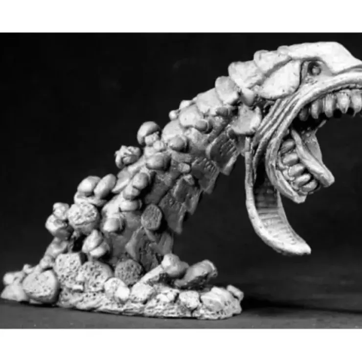 Tabletop Miniatures>Reaper Miniatures Cavern Worm #02521 Dark Heaven Legends Unpainted Metal Figure - Your Source for Gaming Essentials