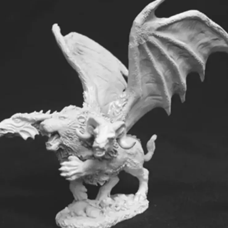 Tabletop Miniatures>Reaper Miniatures Chimera #02674 Dark Heaven Legends Unpainted Metal RPG Figure - Your Source for Gaming Essentials