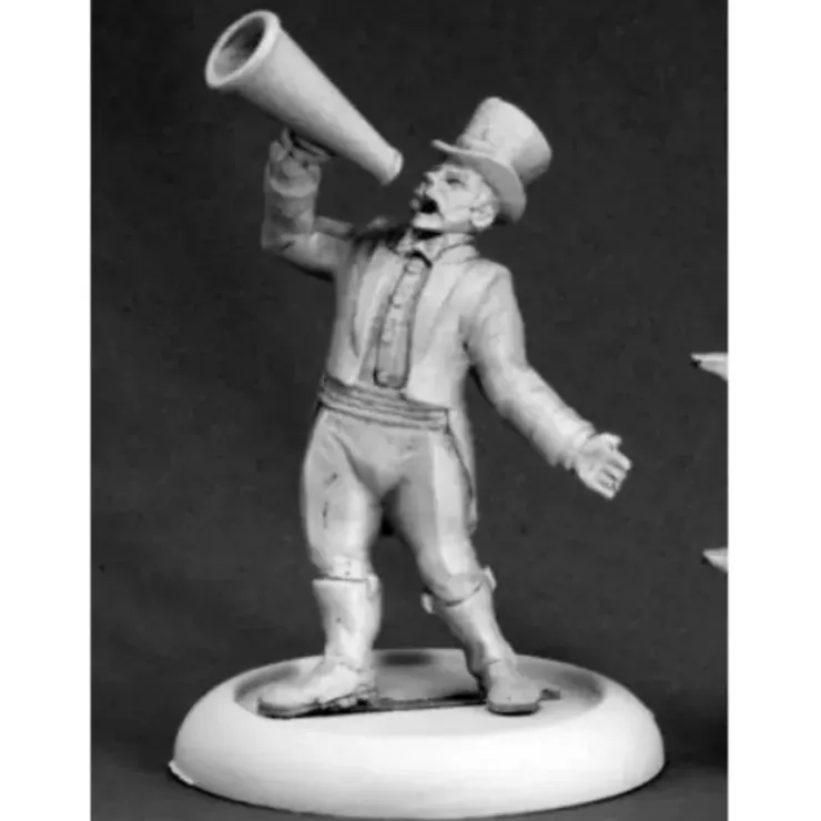 Tabletop Miniatures>Reaper Miniatures Circus Ringmaster #50277 Chronoscope Unpainted Metal Mini - Your Source for Gaming Essentials
