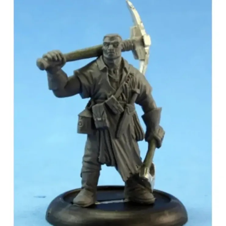 Tabletop Miniatures>Reaper Miniatures Clegg Zincher #60140 Pathfinder Miniatures Unpainted D&D Mini - Your Source for Gaming Essentials