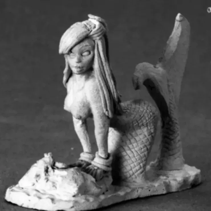 Tabletop Miniatures>Reaper Miniatures Coral, Mermaid #03554 Dark Heaven Legends Unpainted Metal - Your Source for Gaming Essentials