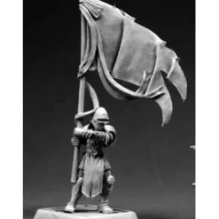 Tabletop Miniatures>Reaper Miniatures Crusader Standard Bearer #14523 Warlord Unpainted RPG D&D Mini - Your Source for Gaming Essentials
