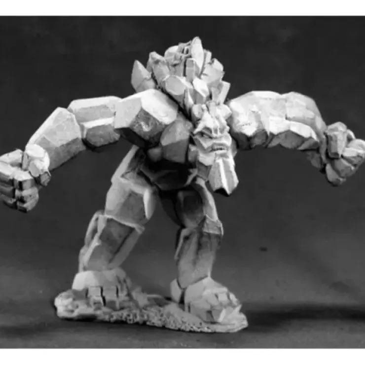 Tabletop Miniatures>Reaper Miniatures Crystal Golem 02954 Dark Heaven Legends Unpainted Metal Figure - Your Source for Gaming Essentials