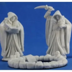Tabletop Miniatures>Reaper Miniatures Cultists And Circle (3) #77351 Bones Unpainted Plastic Figure - Your Source for Gaming Essentials