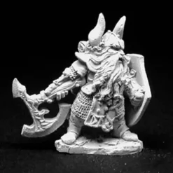 Tabletop Miniatures>Reaper Miniatures Dain Deepaxe #02811 Dark Heaven Legends Unpainted Metal Figure - Your Source for Gaming Essentials
