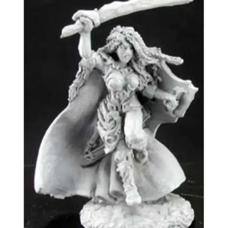 Tabletop Miniatures>Reaper Miniatures Dara, Psionic Warrior #02881 Dark Heaven Unpainted Metal - Your Source for Gaming Essentials