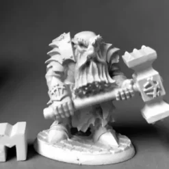 Tabletop Miniatures>Reaper Miniatures Dark Dwarf Pounder #03898 Dark Heaven Unpainted Metal Figure - Your Source for Gaming Essentials