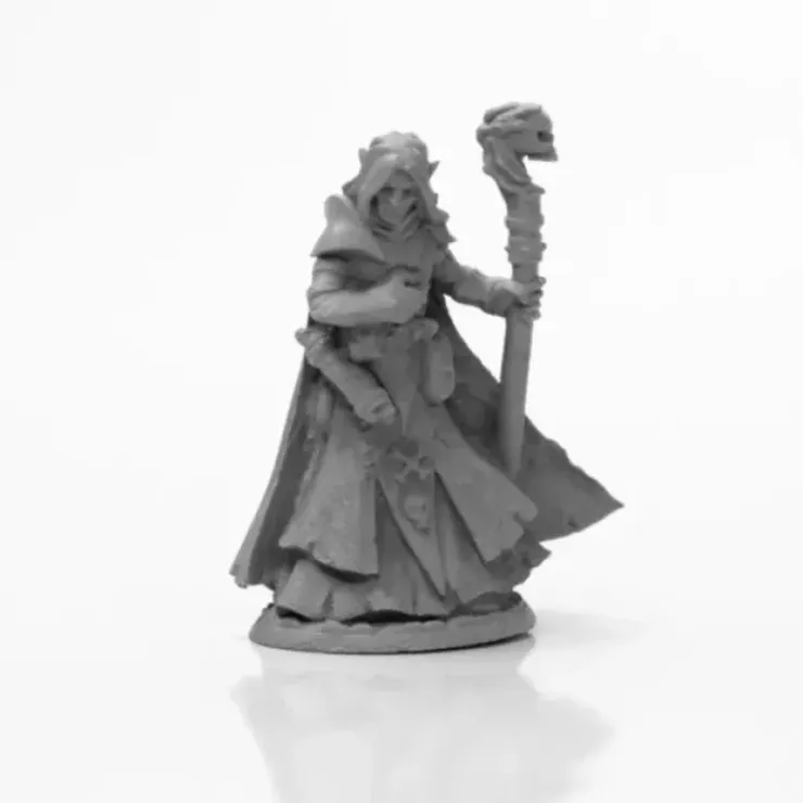 Tabletop Miniatures>Reaper Miniatures Dark Elf Male Wizard #03982 DHL Unpainted Metal Figure - Your Source for Gaming Essentials