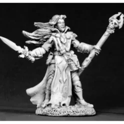 Tabletop Miniatures>Reaper Miniatures Dark Elf Sorcerer #02613 Dark Heaven Legends Unpainted Metal - Your Source for Gaming Essentials