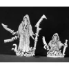 Tabletop Miniatures>Reaper Miniatures Darkspawn Cultist & Minion 03438 Dark Heaven Unpainted Metal - Your Source for Gaming Essentials