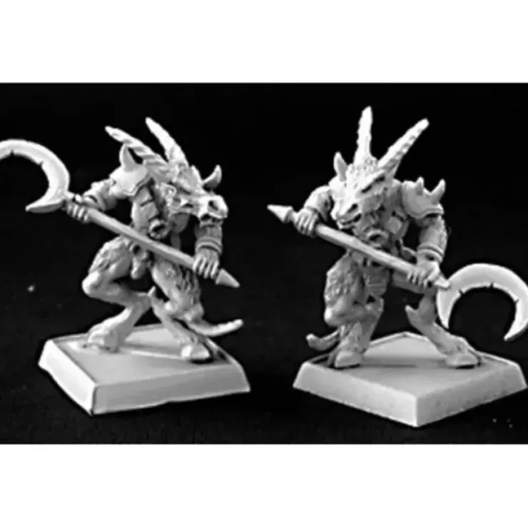 Tabletop Miniatures>Reaper Miniatures Darkspawn Goat Demons (8) #06182 Warlord Army Pack Unpainted - Your Source for Gaming Essentials