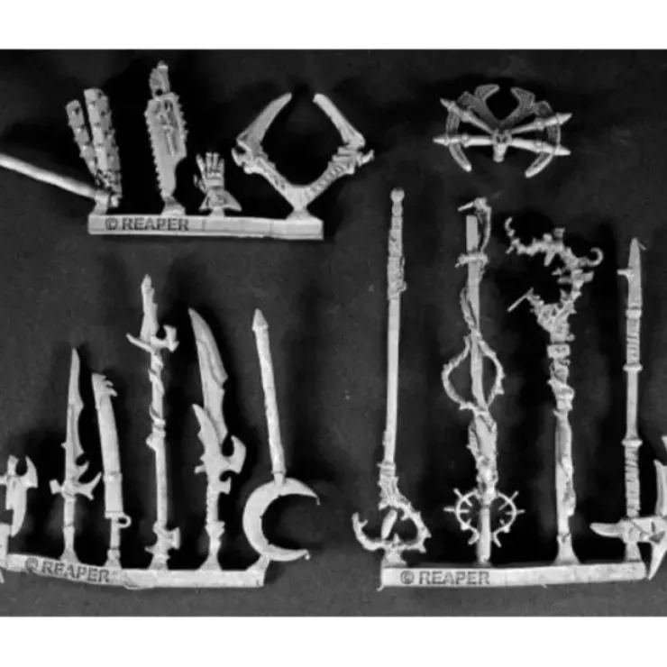 Tabletop Miniatures>Reaper Miniatures Darkspawn Weapons Pack (15) #14477 Darkspawn Unpainted Mini - Your Source for Gaming Essentials