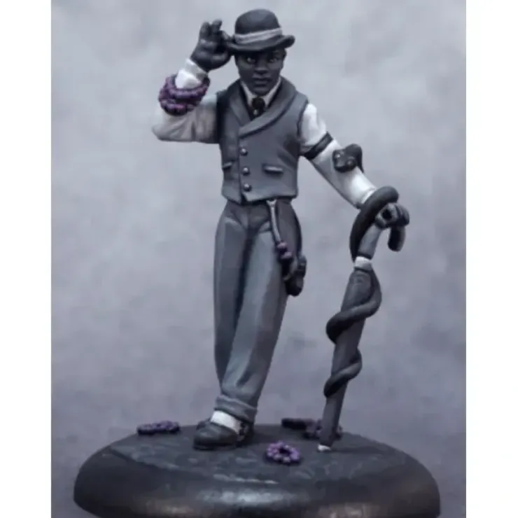 Tabletop Miniatures>Reaper Miniatures Deadlands Noir: Houngan #59038 Savage Worlds Unpainted Mini - Your Source for Gaming Essentials