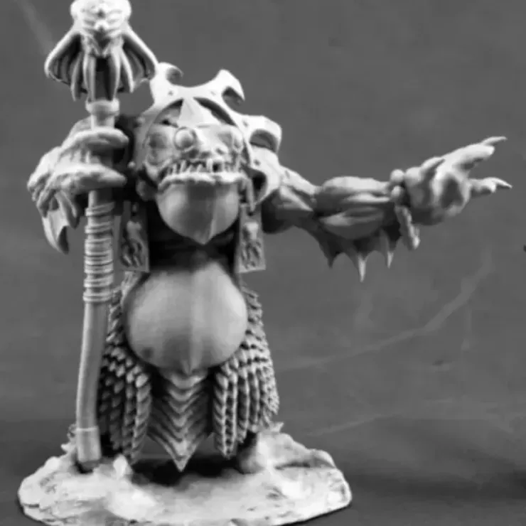 Tabletop Miniatures>Reaper Miniatures Deep One High Priest#03809 Dark Heaven Unpainted Metal Figure - Your Source for Gaming Essentials