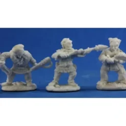 Tabletop Miniatures>Reaper Miniatures Derro (3) #77332 Bones Unpainted Plastic D&D RPG Mini Figure - Your Source for Gaming Essentials