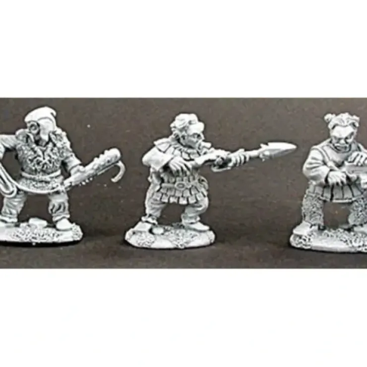 Tabletop Miniatures>Reaper Miniatures Derro Warriors (3 Pieces) #02945 Dark Heaven Unpainted Metal - Your Source for Gaming Essentials