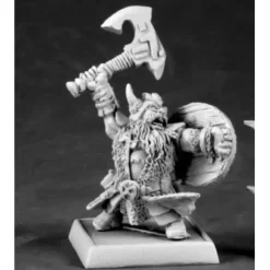 Tabletop Miniatures>Reaper Miniatures Dhulrekk Thulfinson, Rune Warrior #14588 Kragmarr Unpainted - Your Source for Gaming Essentials
